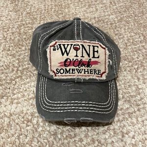 Wine O’Clock Somewhere Cap